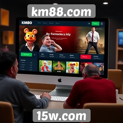 Interface amigável do km88.com para novos usuários
